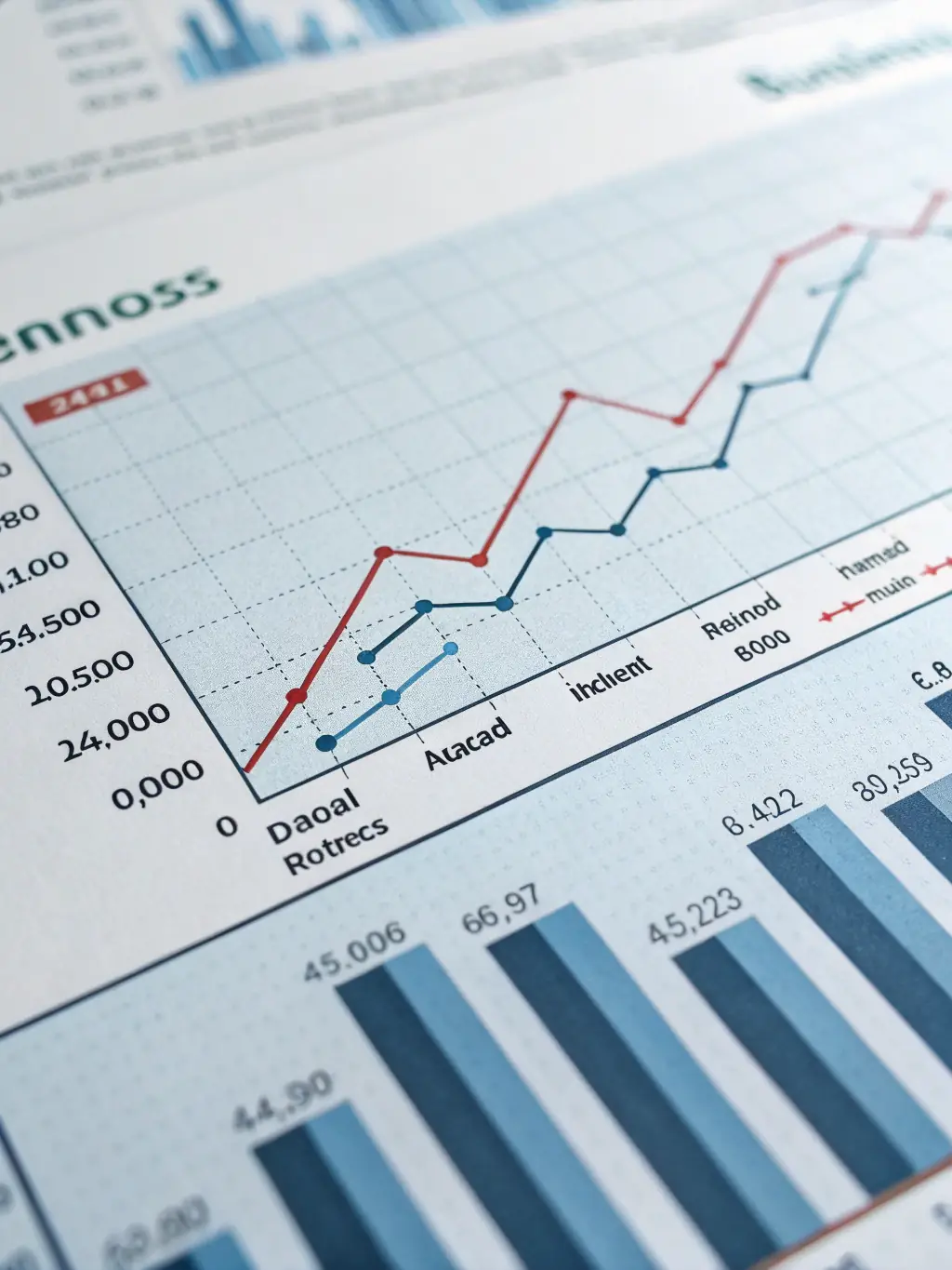 A graph showing investment growth over time, illustrating GEMNIC GLOBAL's expertise in creating profitable investment strategies.
